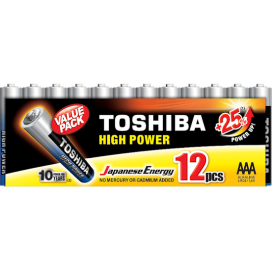 Εικόνα της Toshiba High Power LR03GCP-MP12 AAA LR6 1,5V